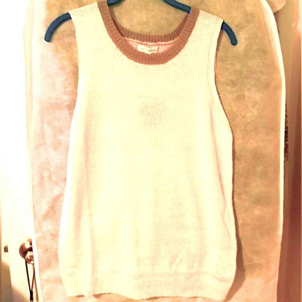 NEW Blu Pepper Tank Sweater w/Buttons L